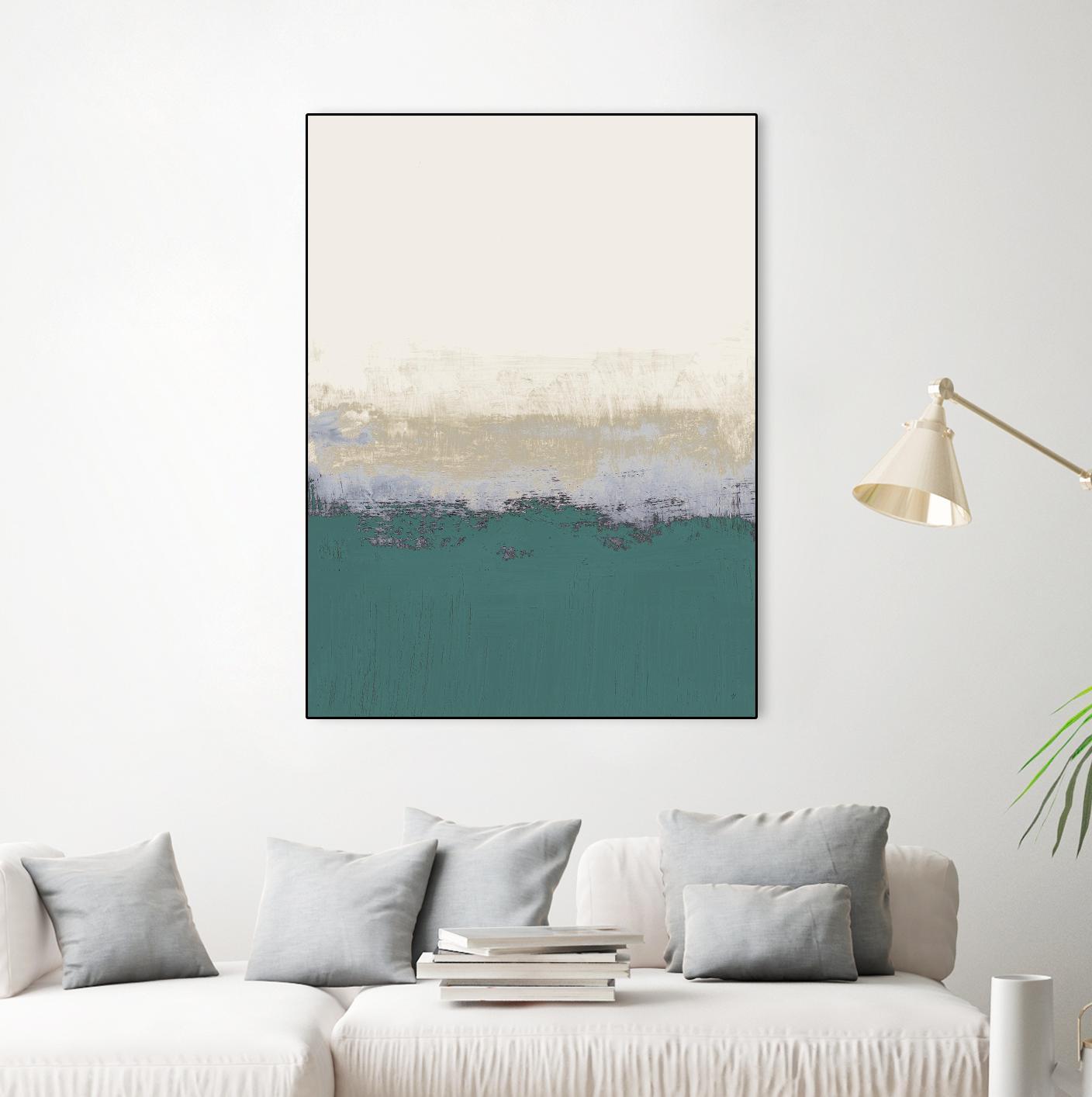 Teal Forever And A Day I by Lanie Loreth on GIANT ART - abstract