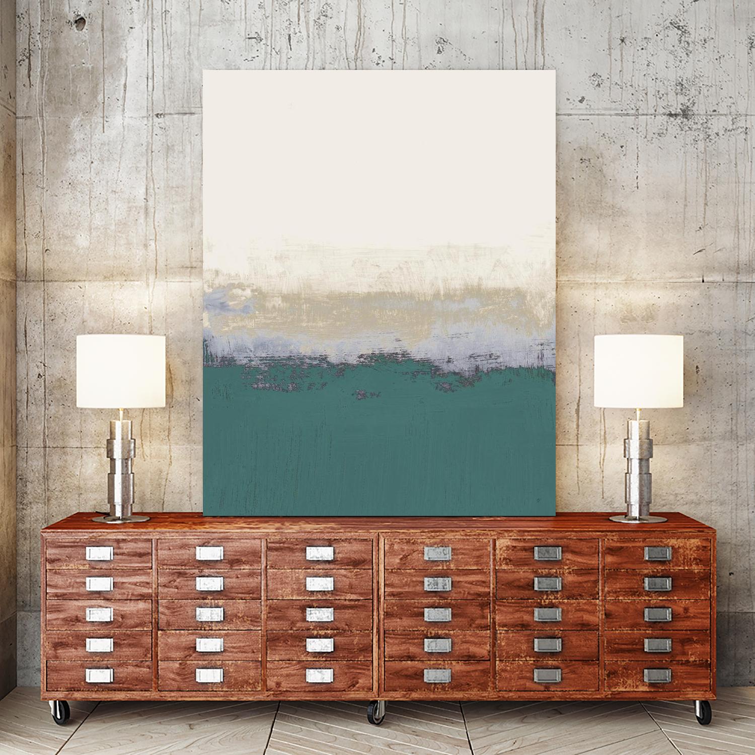 Teal Forever And A Day I by Lanie Loreth on GIANT ART - abstract