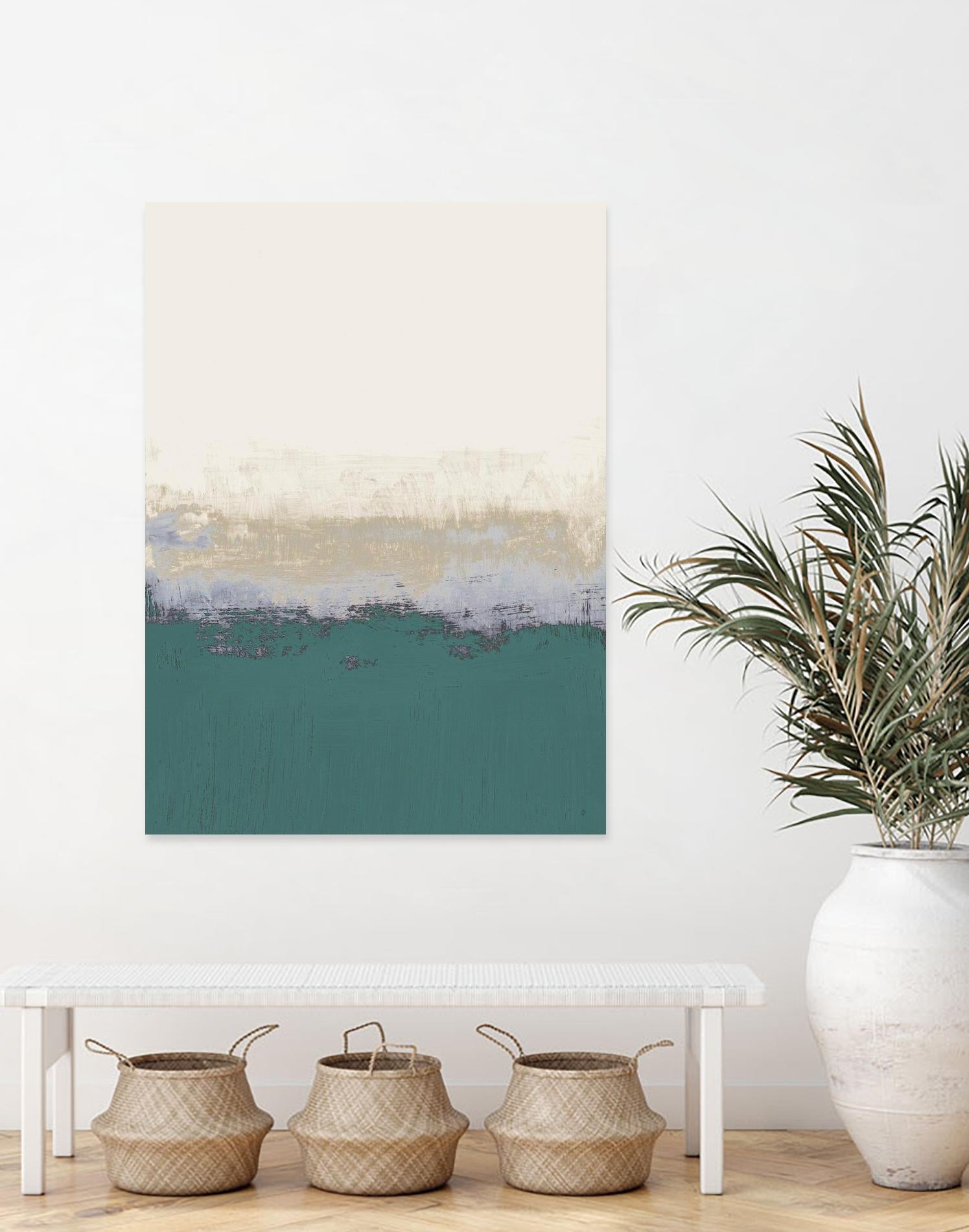 Teal Forever And A Day I by Lanie Loreth on GIANT ART - abstract