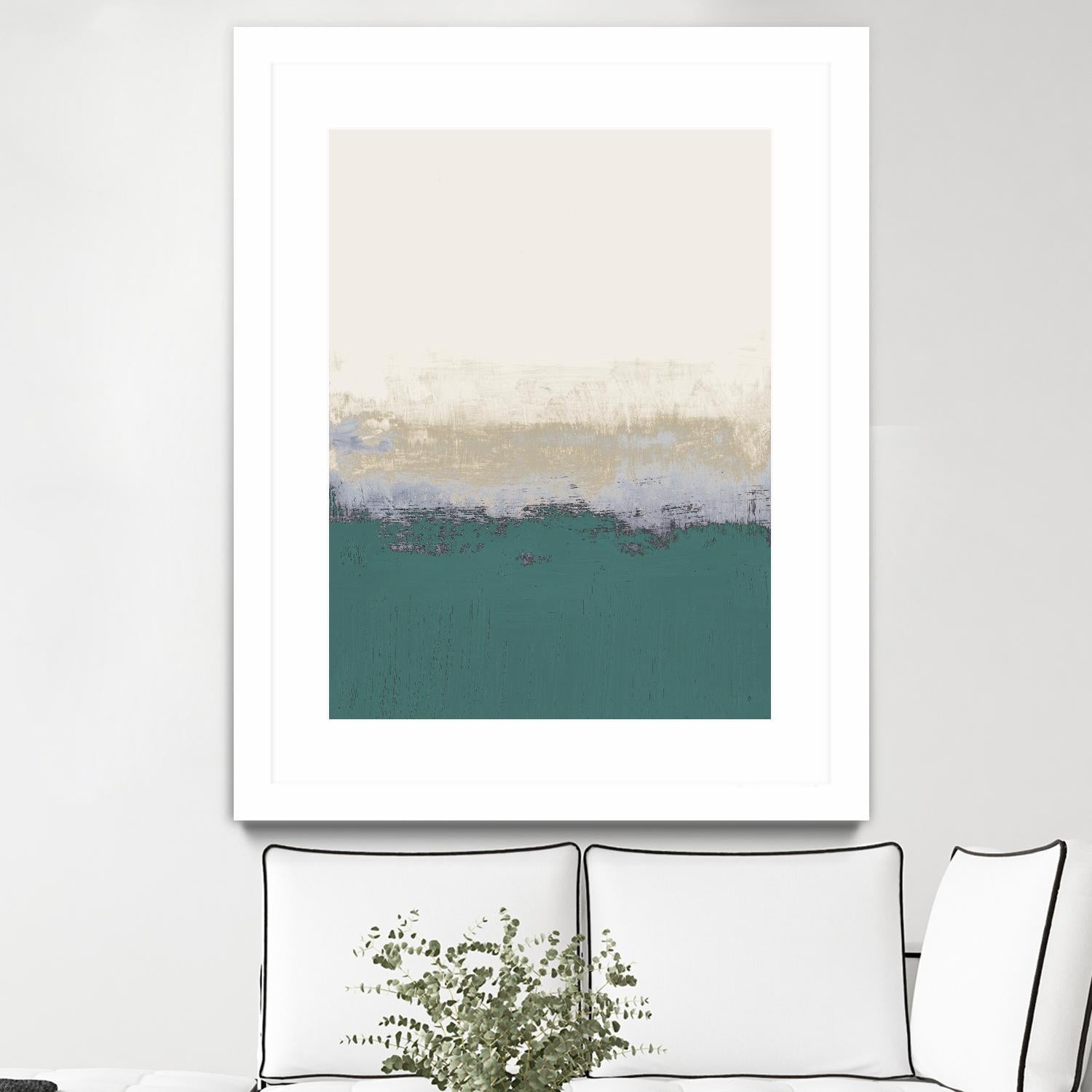 Teal Forever And A Day I by Lanie Loreth on GIANT ART - abstract