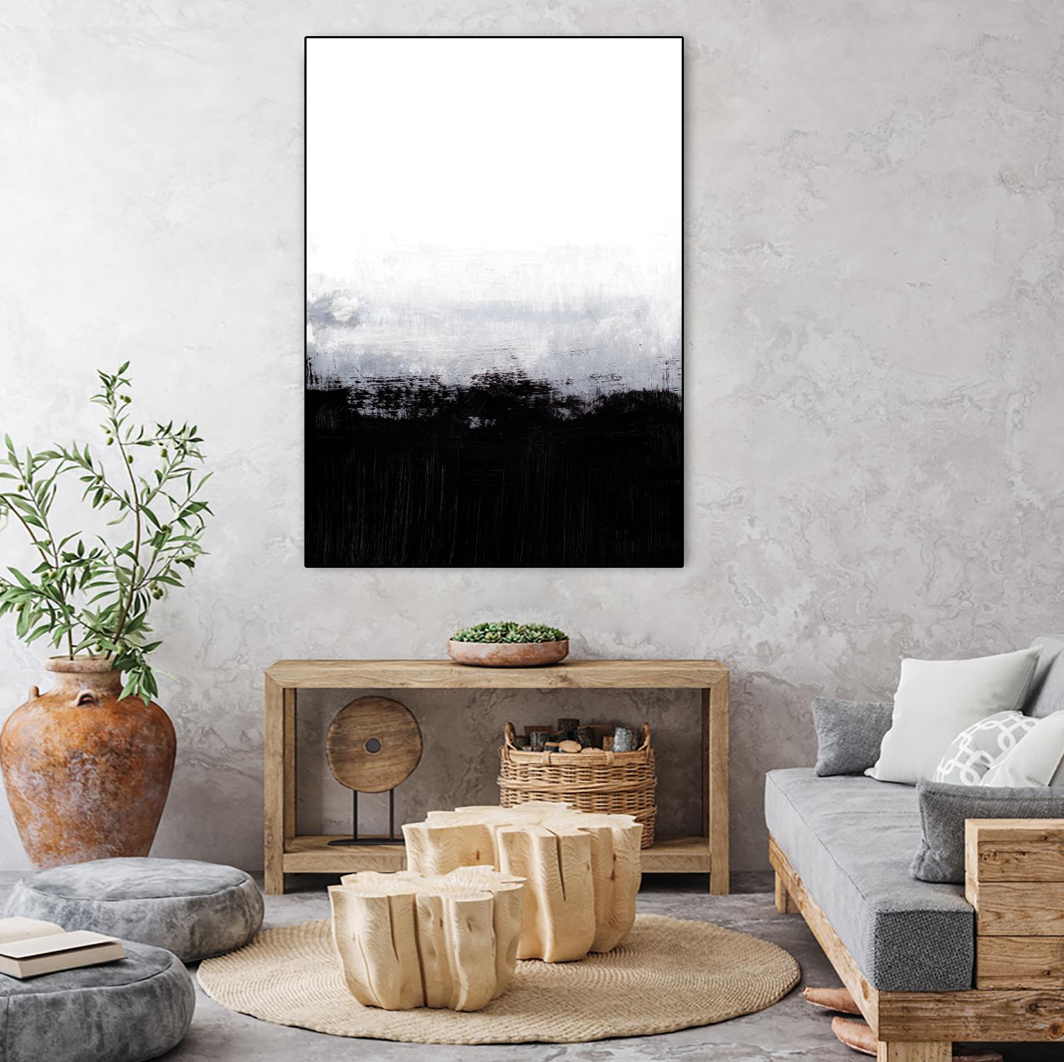 Forever and a Day I by Lanie Loreth on GIANT ART - black abstract