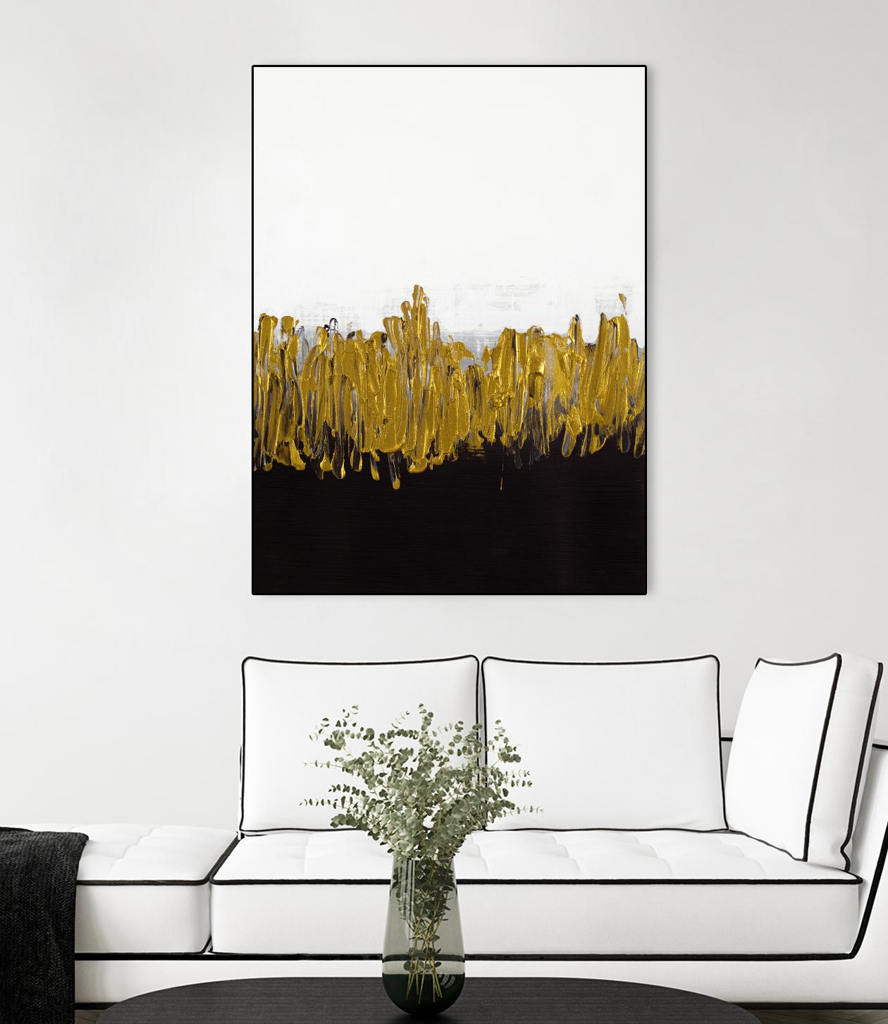 Meet Me in the Middle by Lanie Loreth on GIANT ART - black abstract