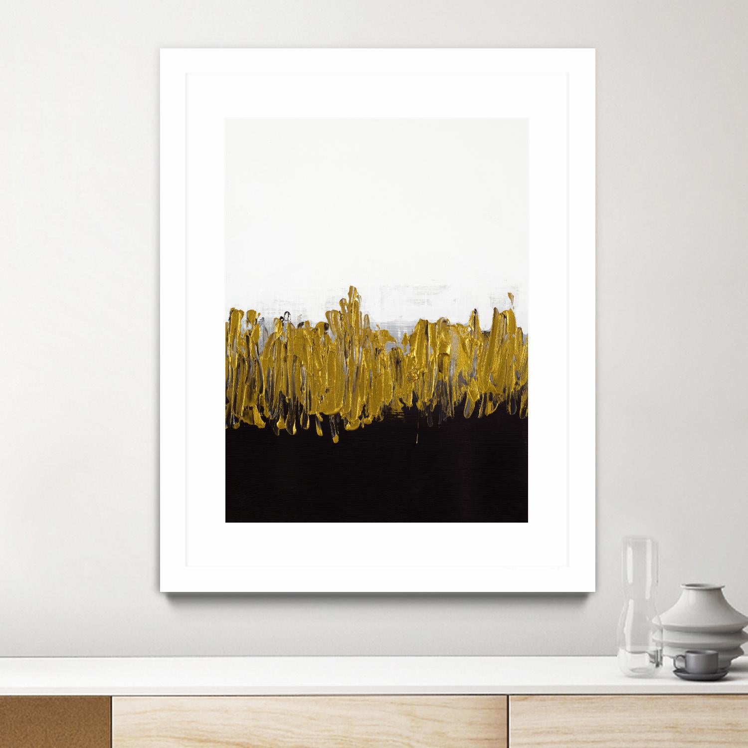 Meet Me in the Middle by Lanie Loreth on GIANT ART - black abstract