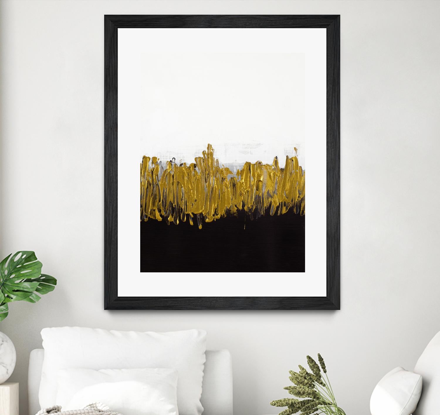 Meet Me in the Middle by Lanie Loreth on GIANT ART - black abstract
