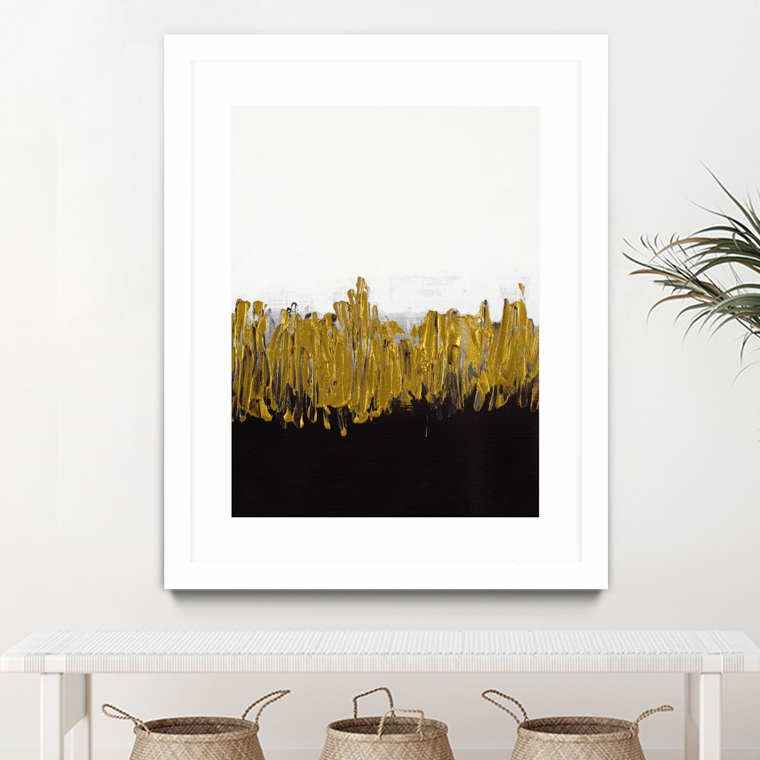 Meet Me in the Middle by Lanie Loreth on GIANT ART - black abstract