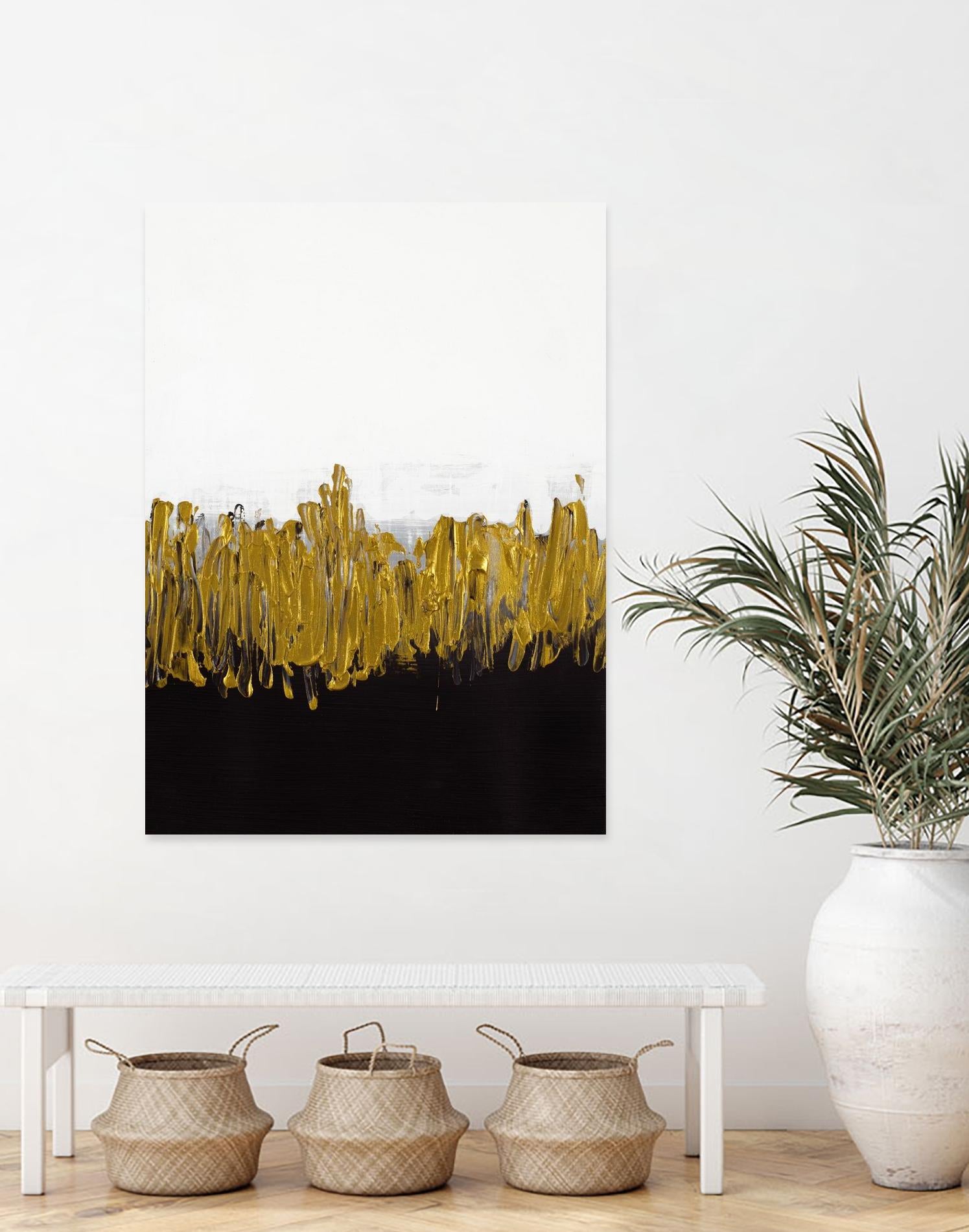 Meet Me in the Middle by Lanie Loreth on GIANT ART - black abstract
