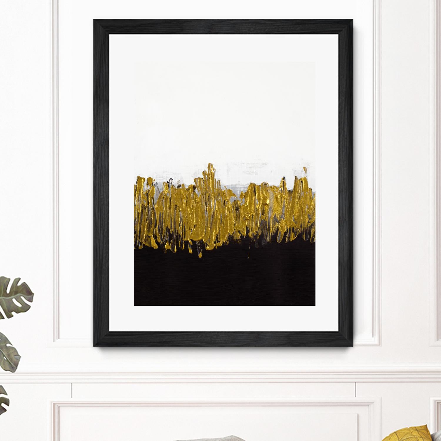 Meet Me in the Middle by Lanie Loreth on GIANT ART - black abstract