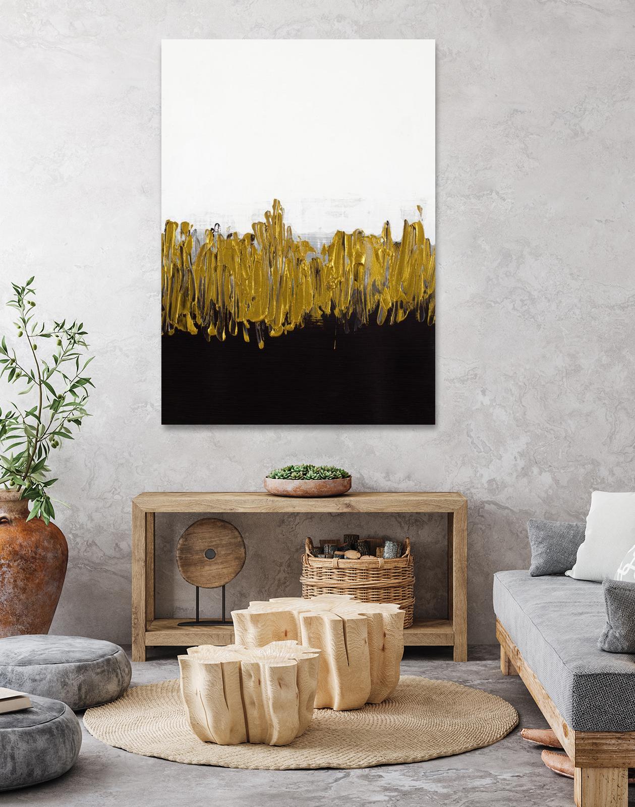 Meet Me in the Middle by Lanie Loreth on GIANT ART - black abstract