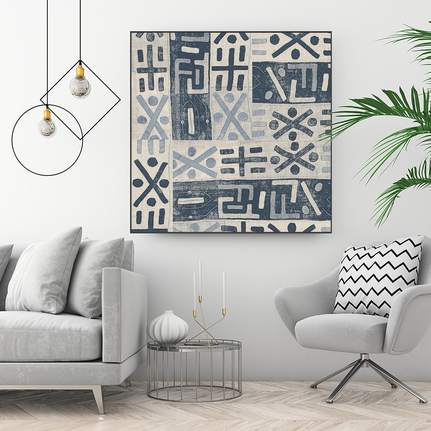 Neutral Mudcloth Pattern by Nicholas Biscardi on GIANT ART - pattern abstract