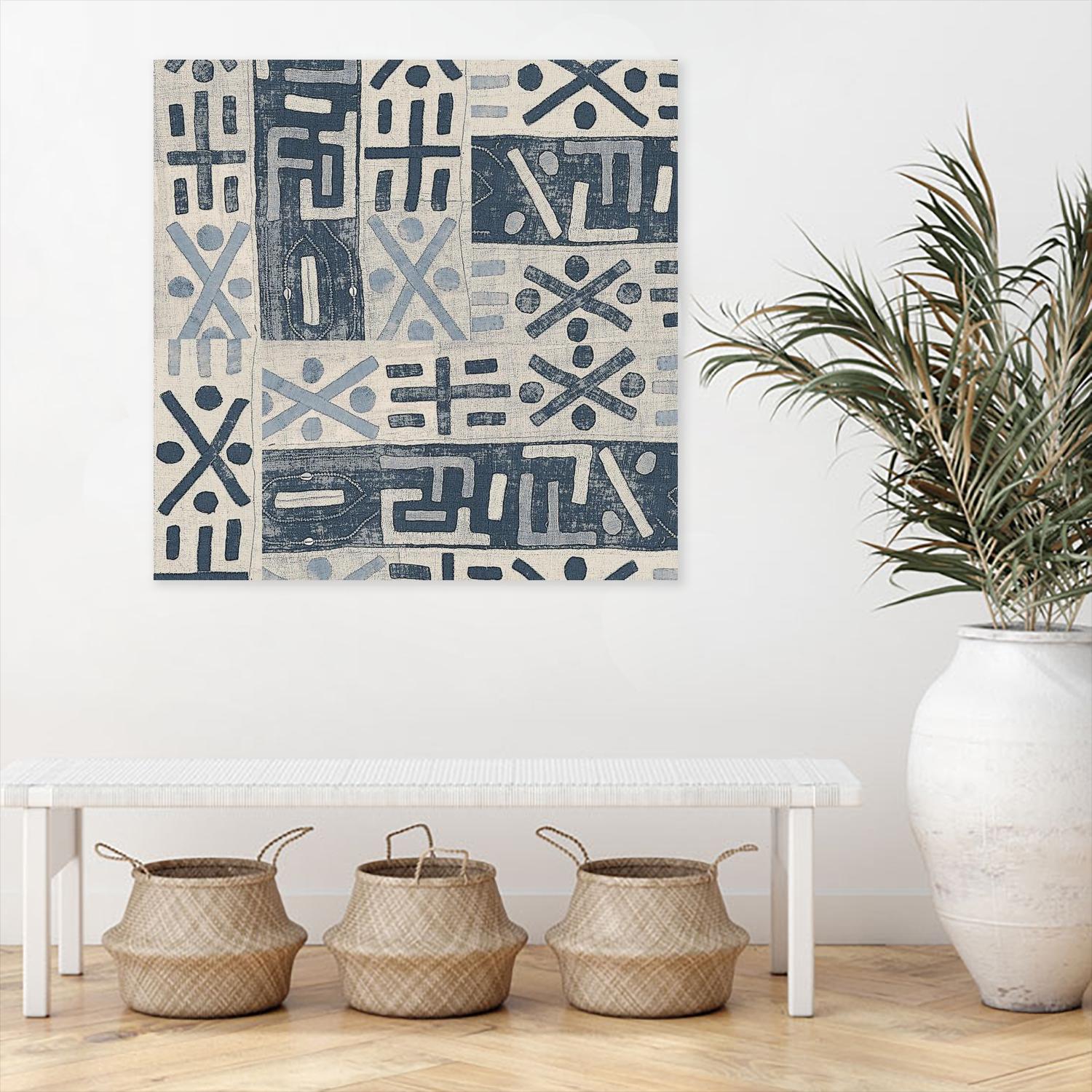 Neutral Mudcloth Pattern by Nicholas Biscardi on GIANT ART - pattern abstract