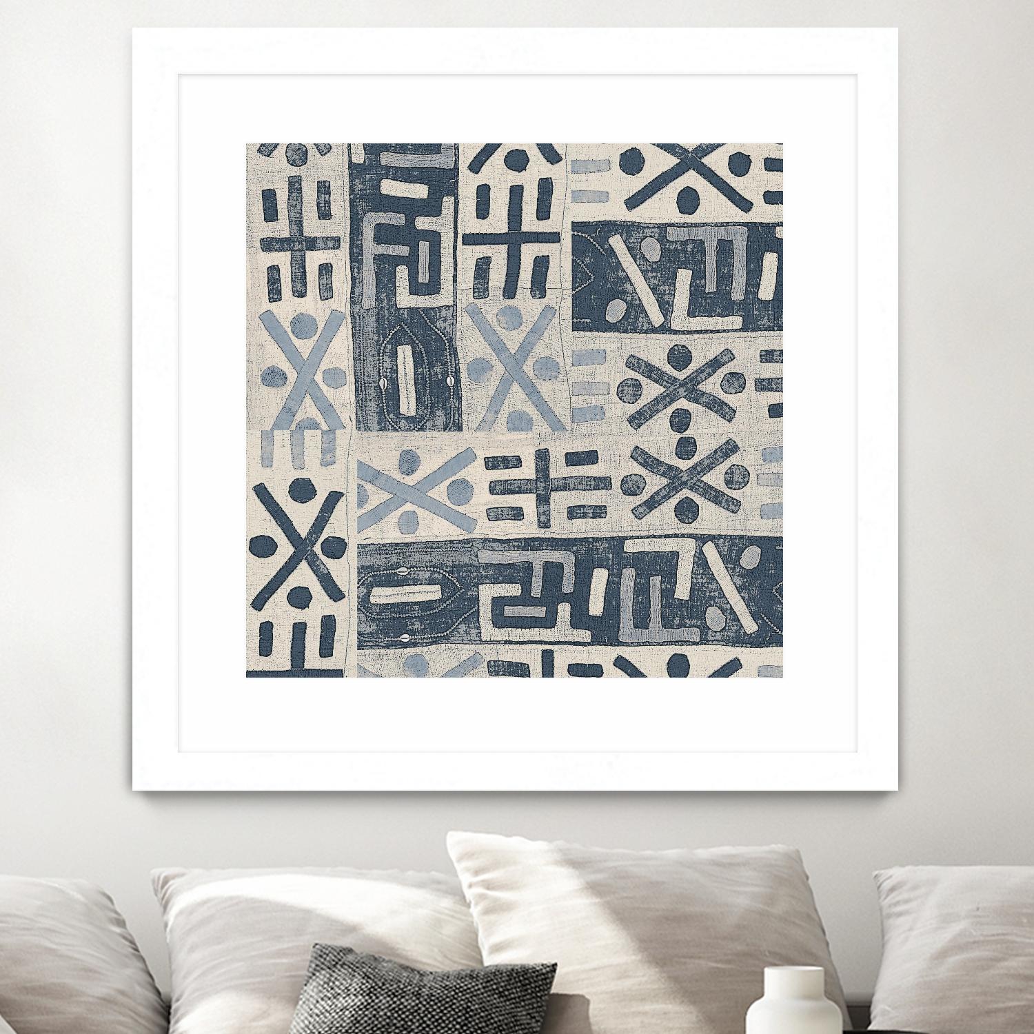 Neutral Mudcloth Pattern by Nicholas Biscardi on GIANT ART - pattern abstract