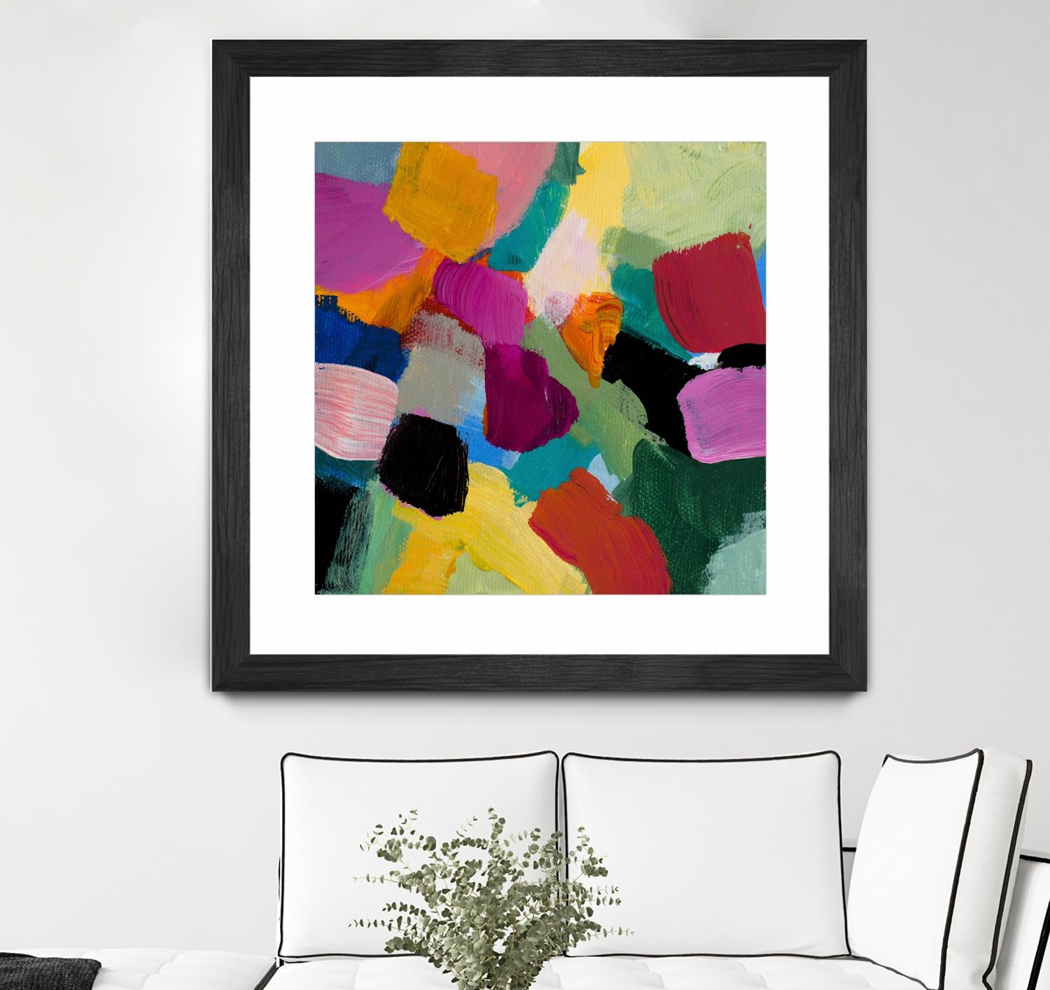 Spring Confetti I by Lanie Loreth on GIANT ART - pink abstract