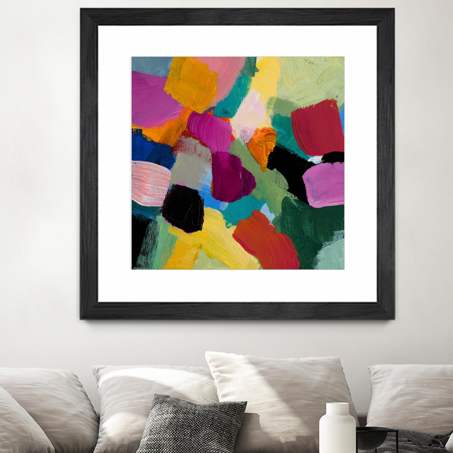 Spring Confetti I by Lanie Loreth on GIANT ART - pink abstract