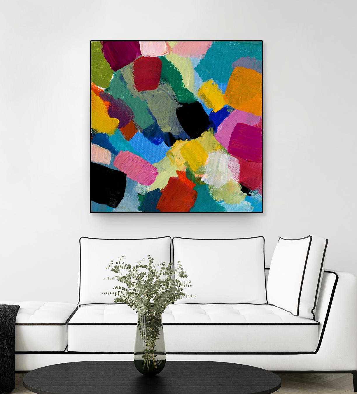 Spring Confetti II by Lanie Loreth on GIANT ART - pink abstract