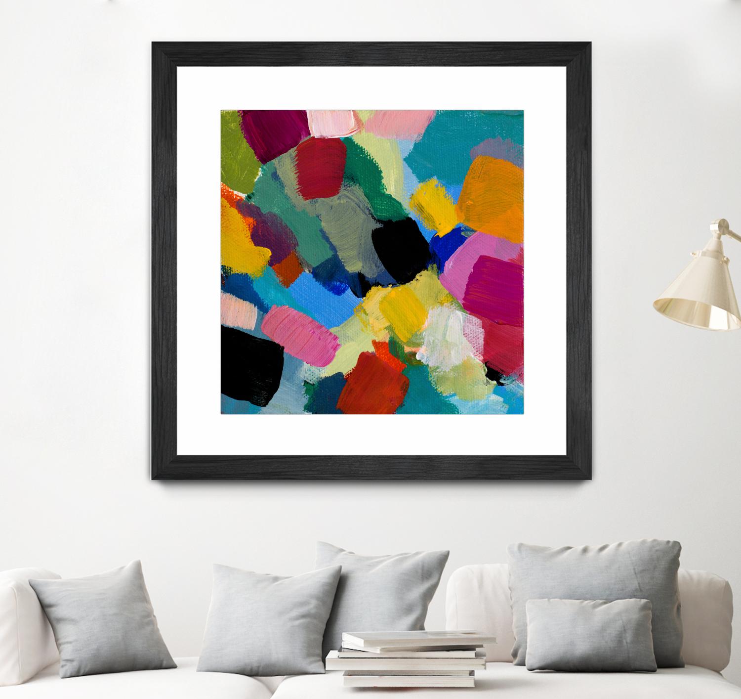 Spring Confetti II by Lanie Loreth on GIANT ART - pink abstract