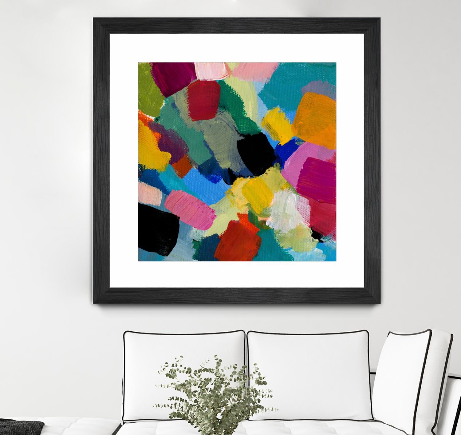 Spring Confetti II by Lanie Loreth on GIANT ART - pink abstract