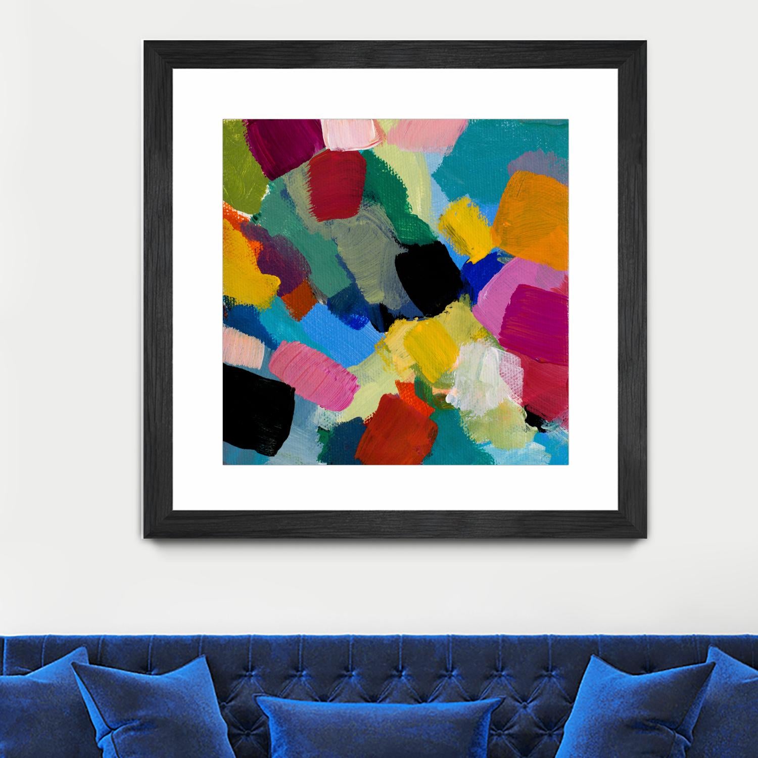 Spring Confetti II by Lanie Loreth on GIANT ART - pink abstract