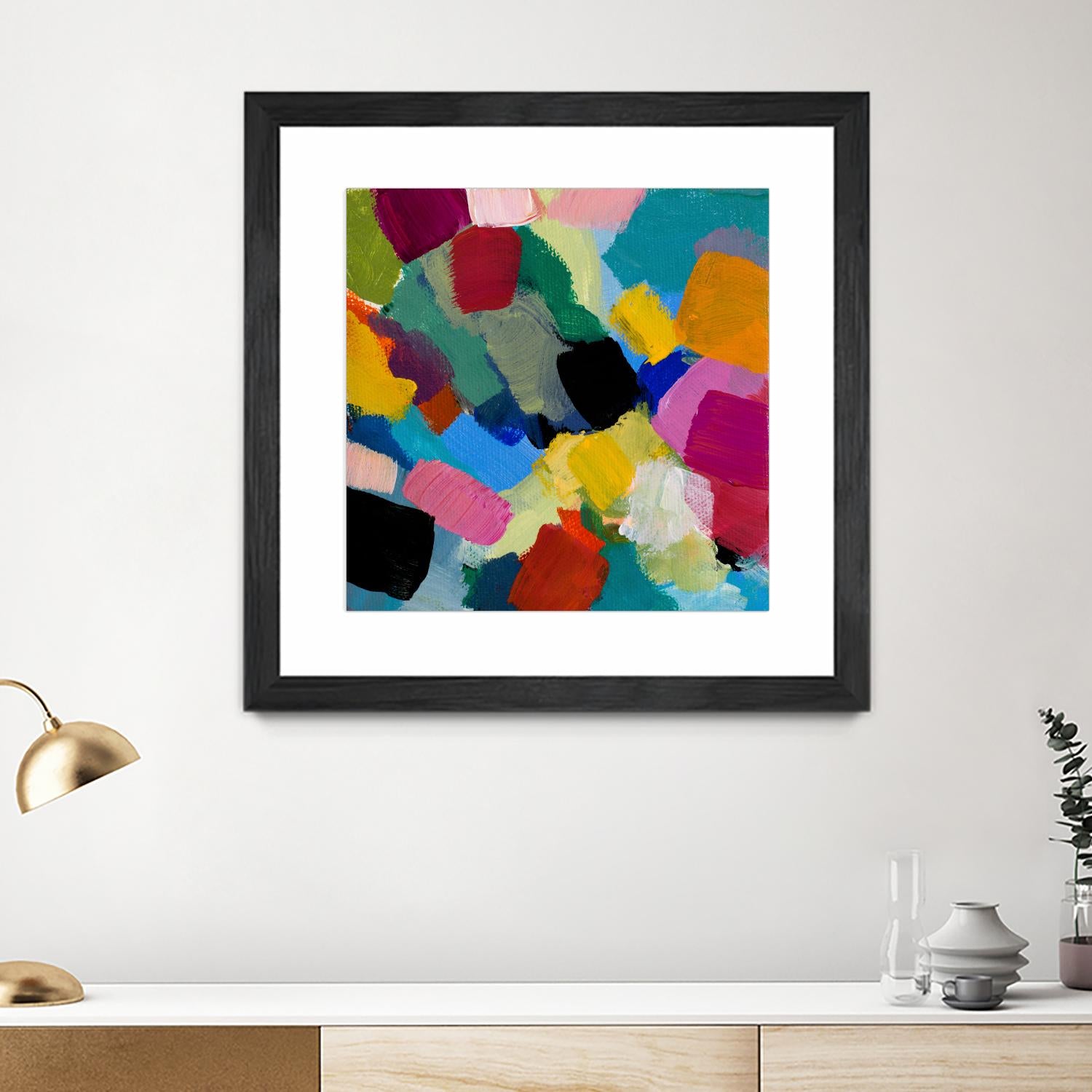 Spring Confetti II by Lanie Loreth on GIANT ART - pink abstract