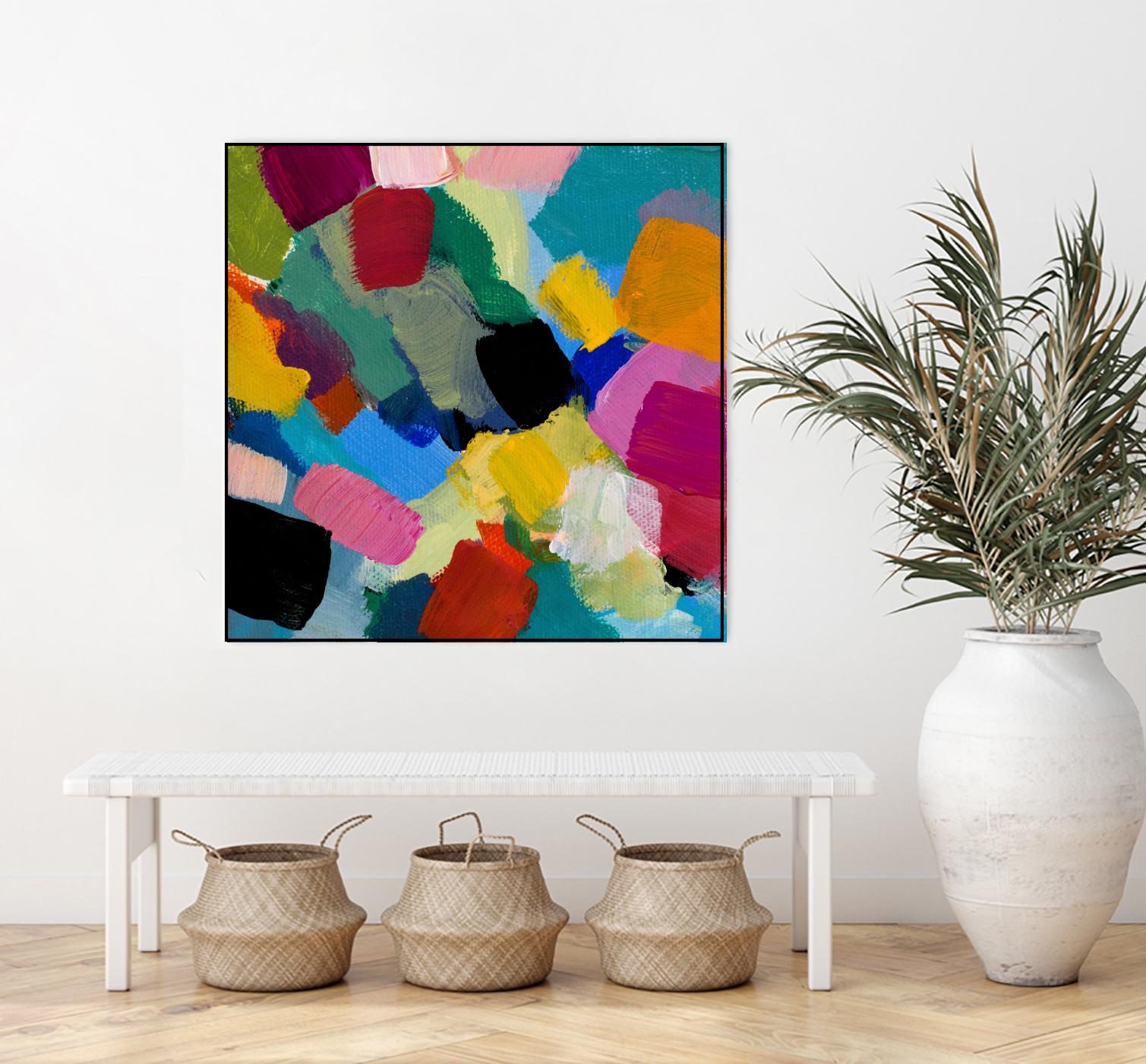 Spring Confetti II by Lanie Loreth on GIANT ART - pink abstract