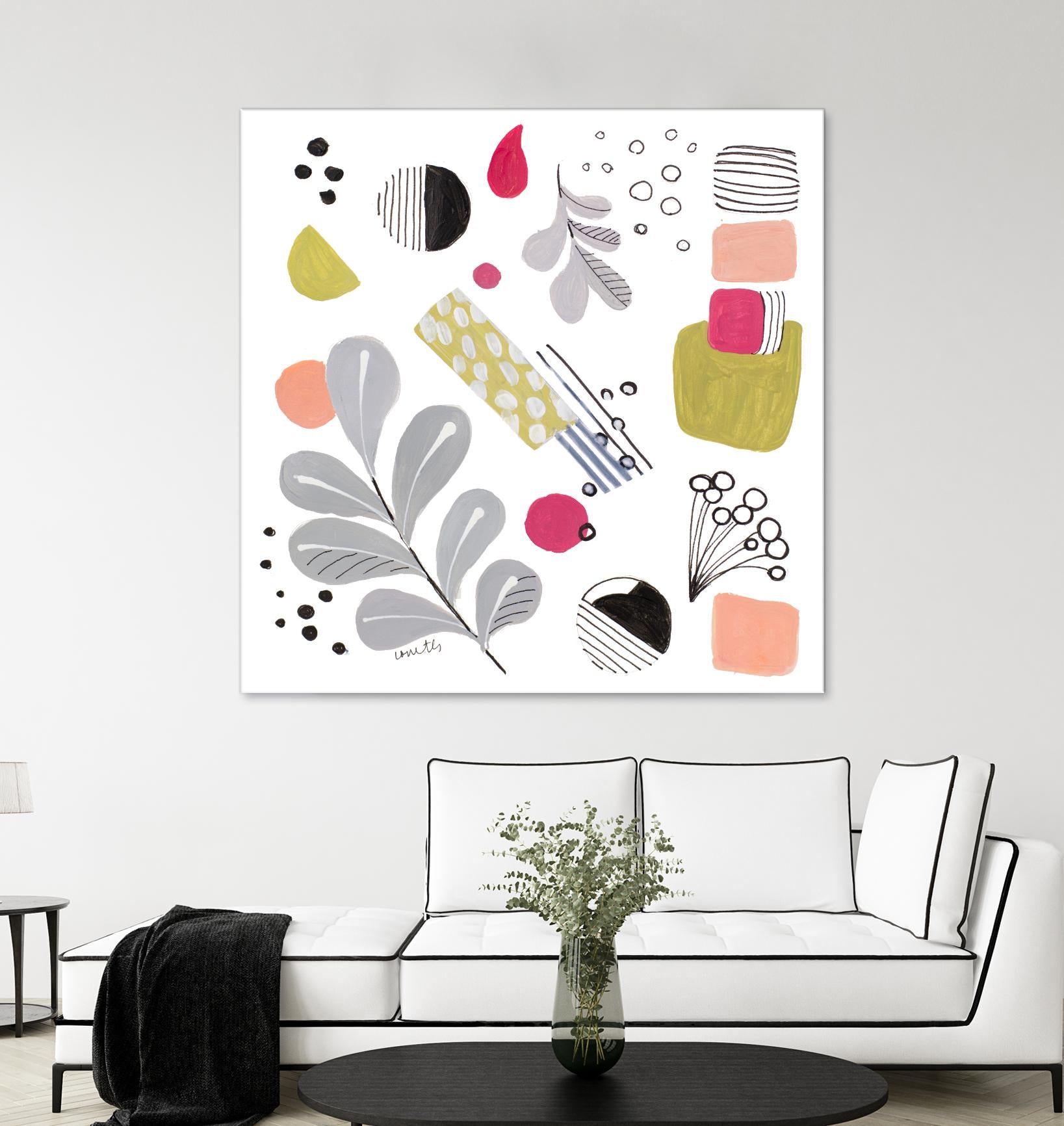 Mother Nature I by lanie Loreth on GIANT ART - multi leaves