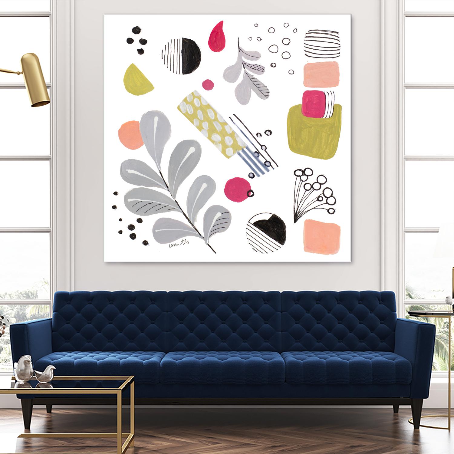 Mother Nature I by lanie Loreth on GIANT ART - multi leaves