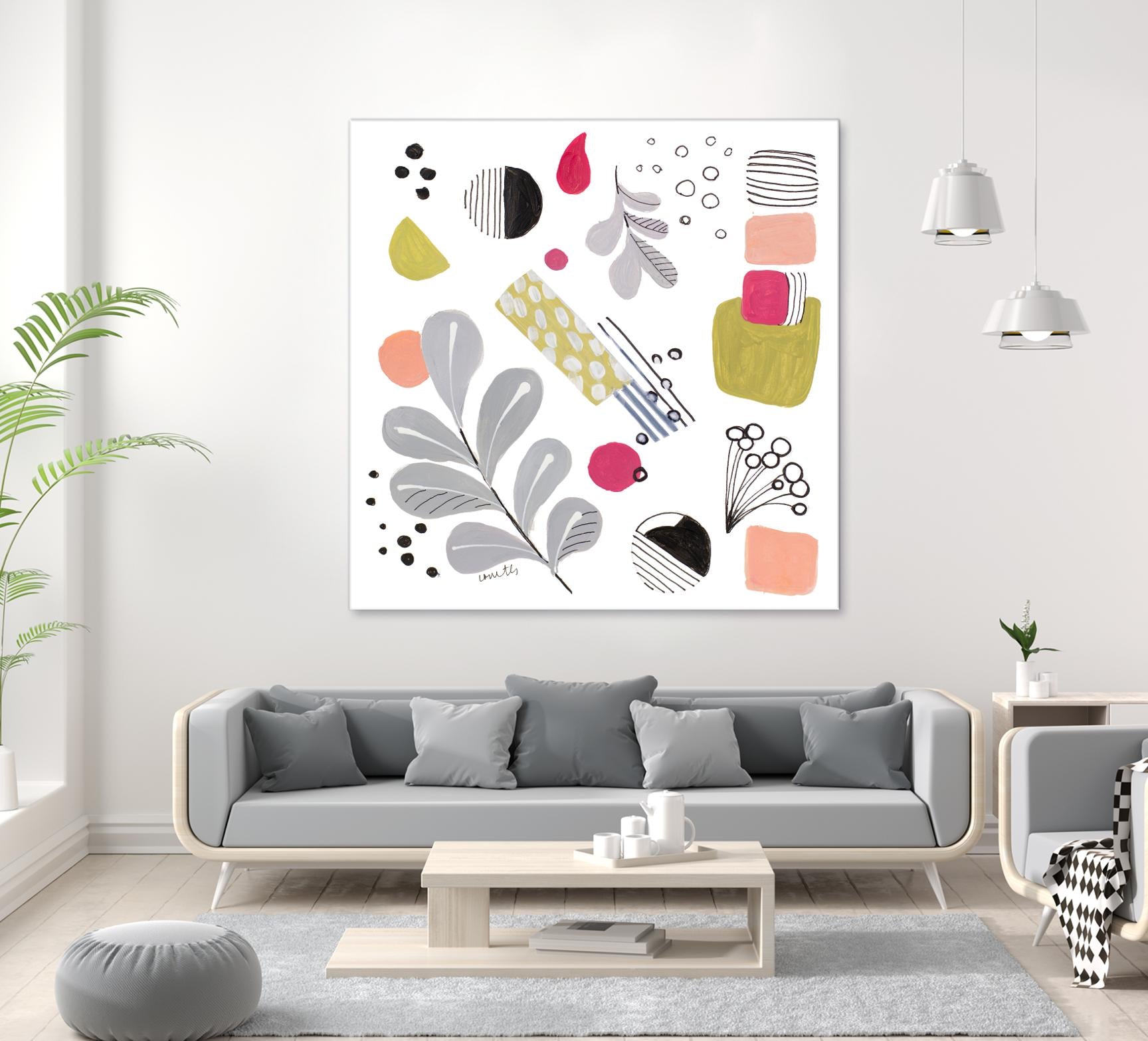 Mother Nature I by lanie Loreth on GIANT ART - multi leaves