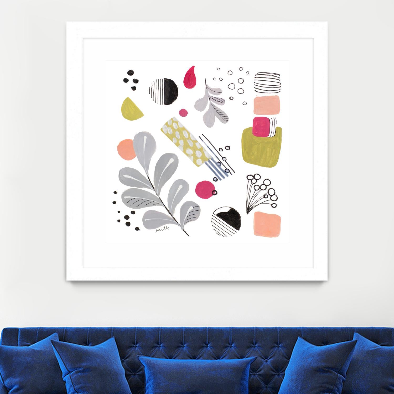 Mother Nature I by lanie Loreth on GIANT ART - multi leaves