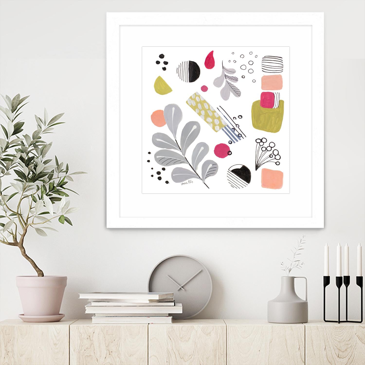 Mother Nature I by lanie Loreth on GIANT ART - multi leaves