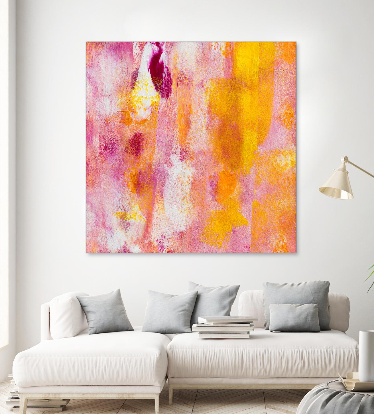 Pink Abstract II by Lanie Loreth on GIANT ART - pink abstract