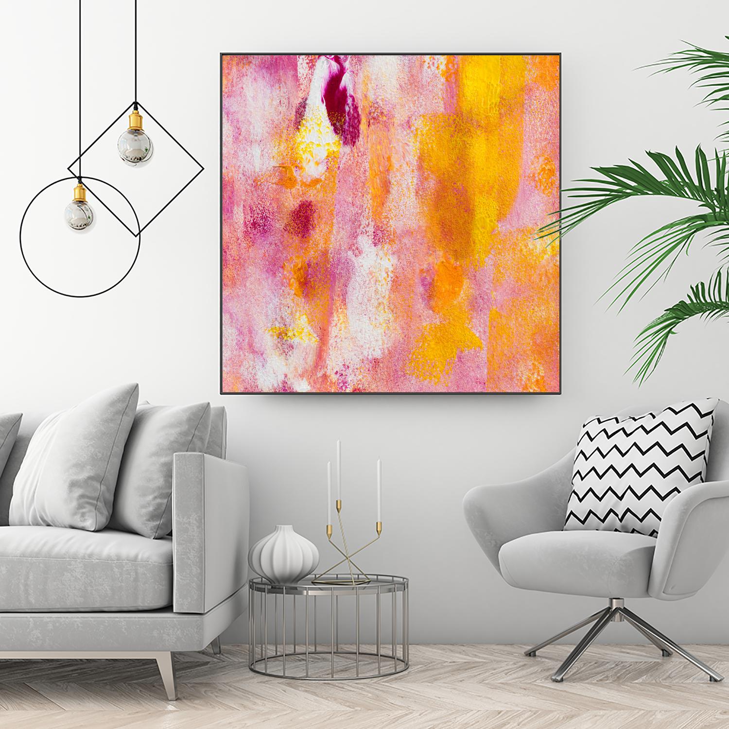 Pink Abstract II by Lanie Loreth on GIANT ART - pink abstract