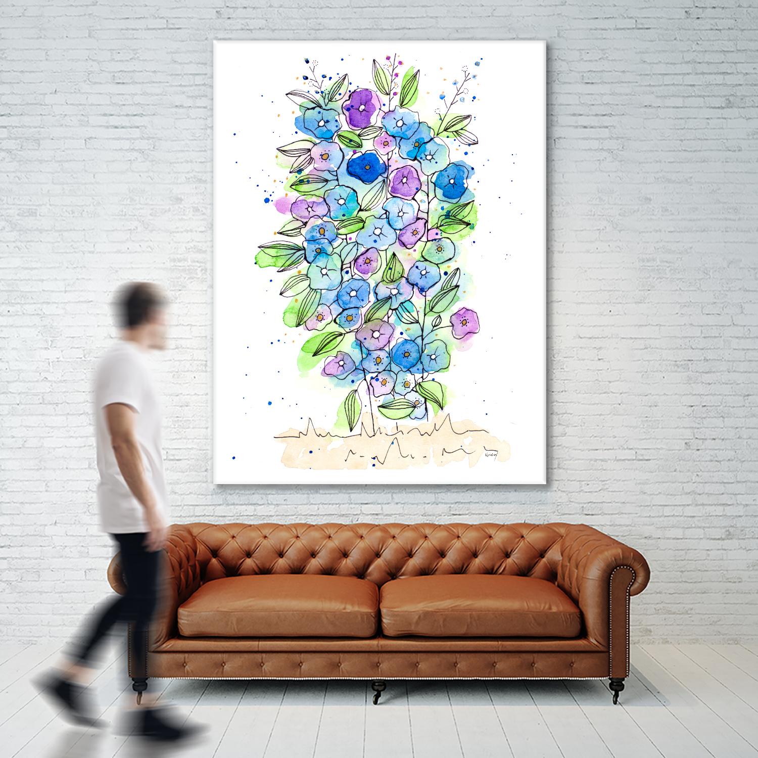 So Much Happiness by Krinlox on GIANT ART - multi floral