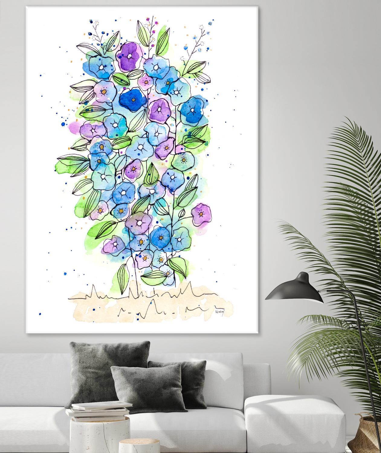 So Much Happiness by Krinlox on GIANT ART - multi floral