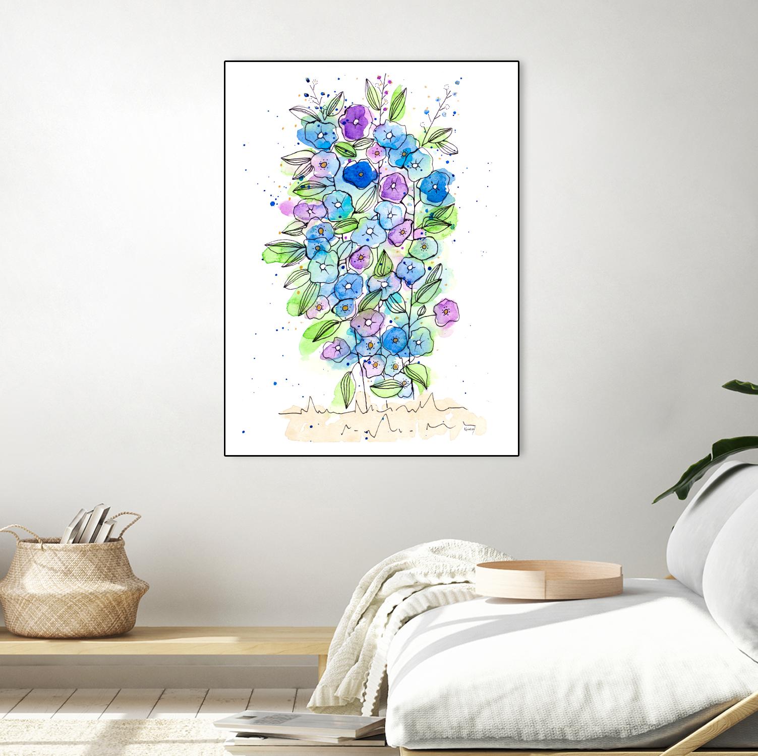 So Much Happiness by Krinlox on GIANT ART - multi floral