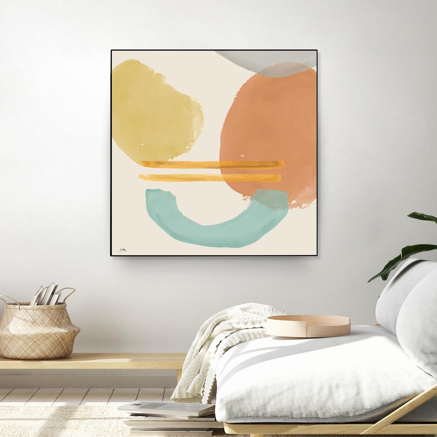Shapes In Pastels by Elizabeth Medley on GIANT ART - abstract