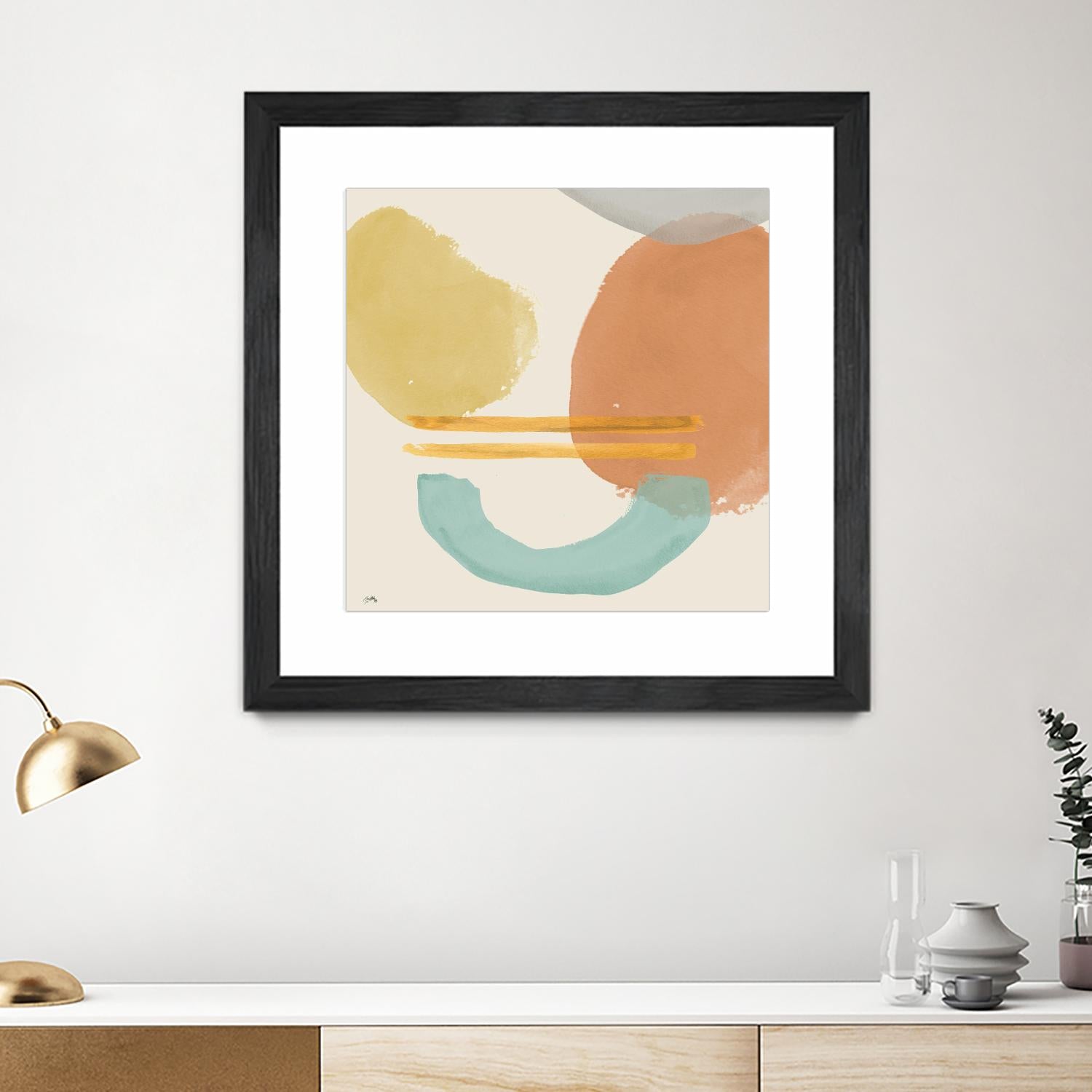 Shapes In Pastels by Elizabeth Medley on GIANT ART - abstract
