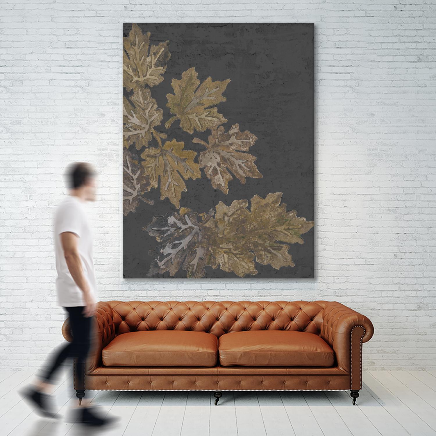 Autumn Night by Gina Ritter on GIANT ART - leaves