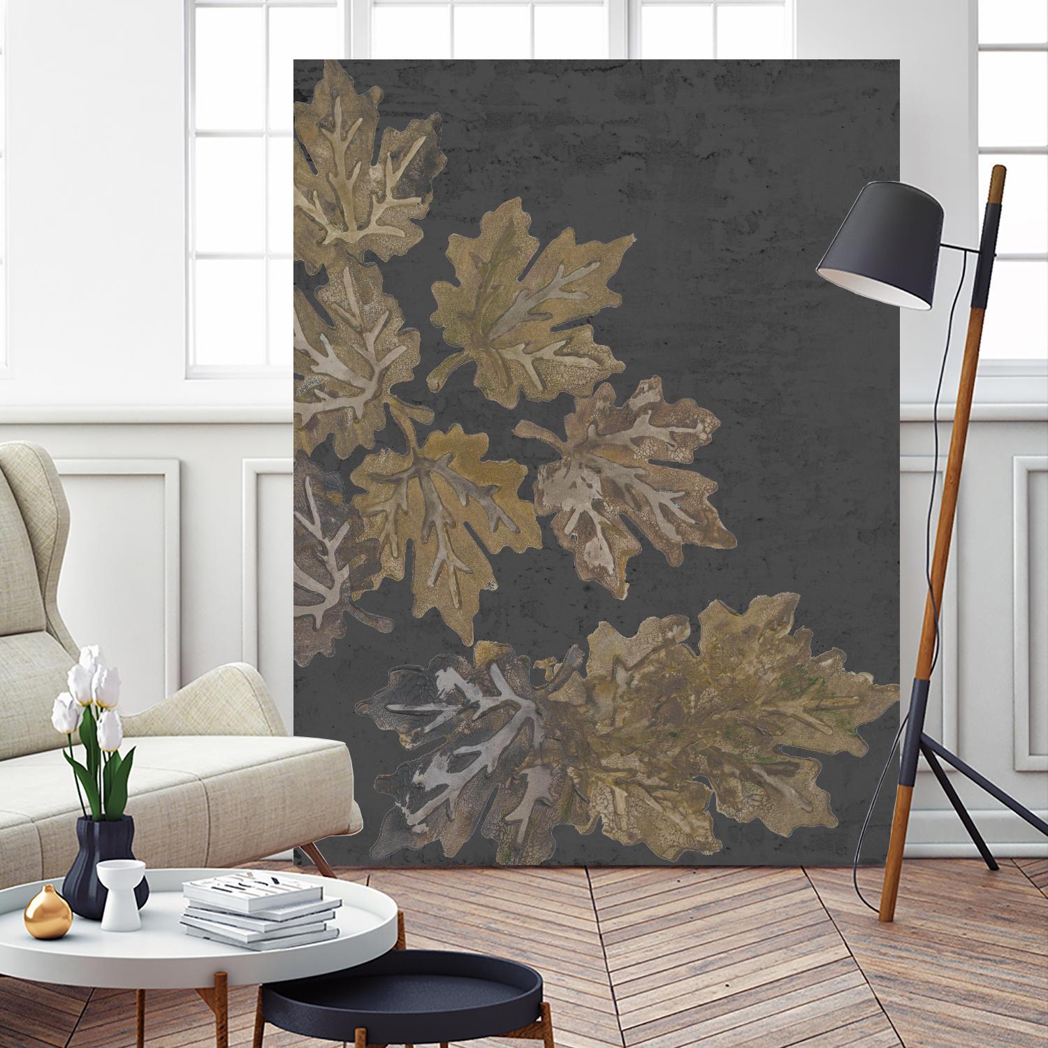 Autumn Night by Gina Ritter on GIANT ART - leaves
