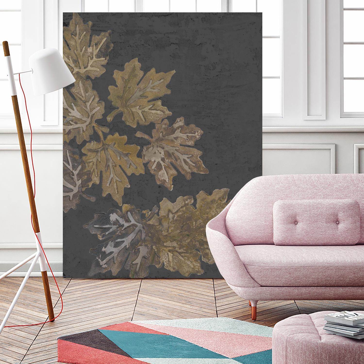 Autumn Night by Gina Ritter on GIANT ART - leaves