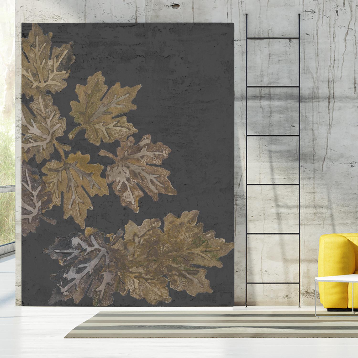 Autumn Night by Gina Ritter on GIANT ART - leaves