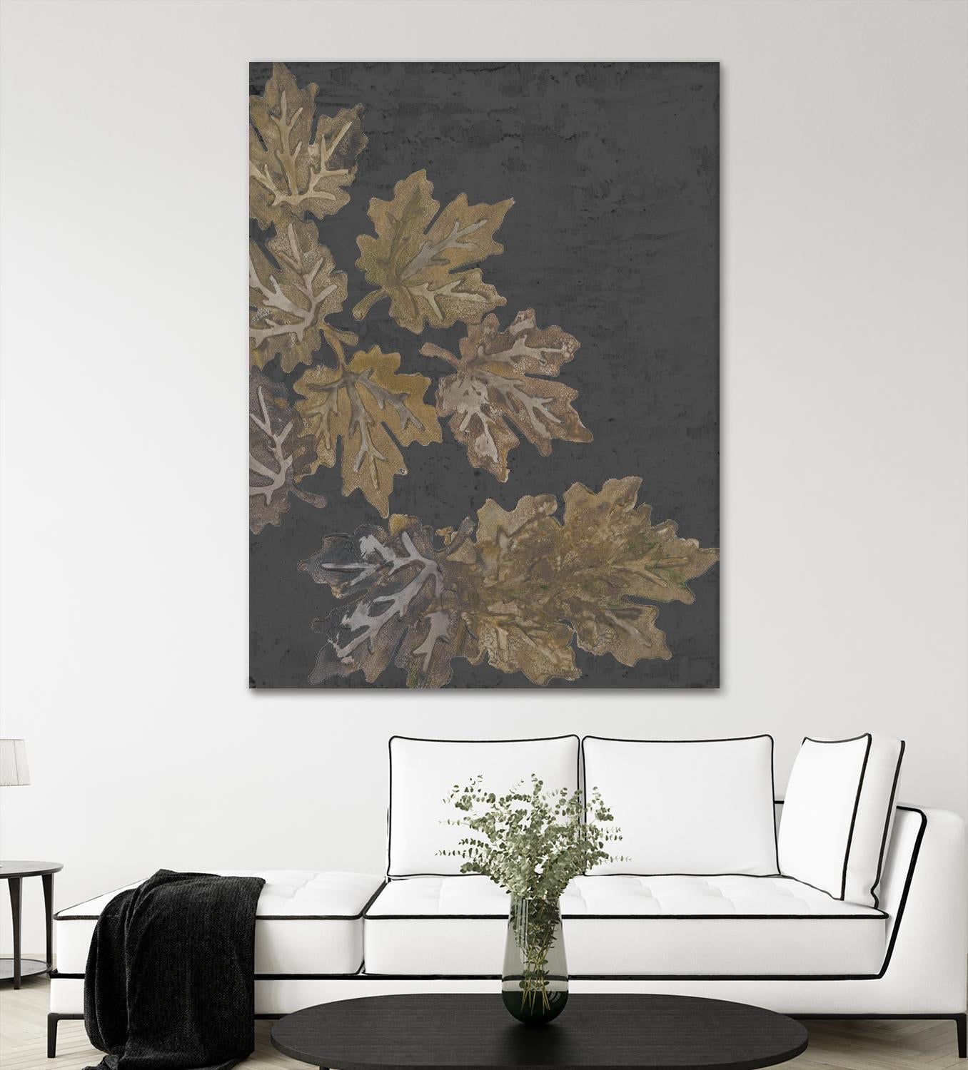 Autumn Night by Gina Ritter on GIANT ART - leaves