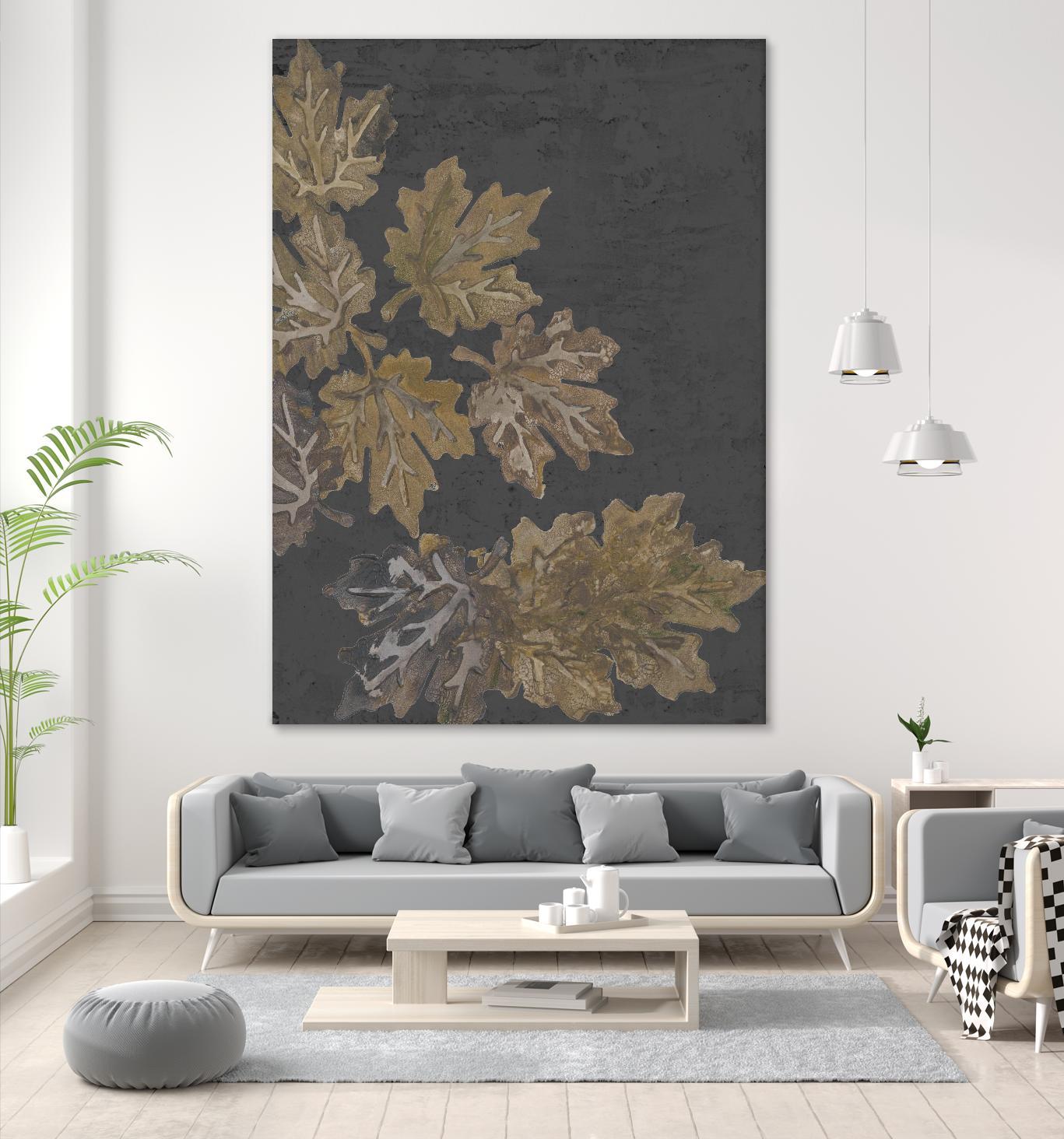 Autumn Night by Gina Ritter on GIANT ART - leaves