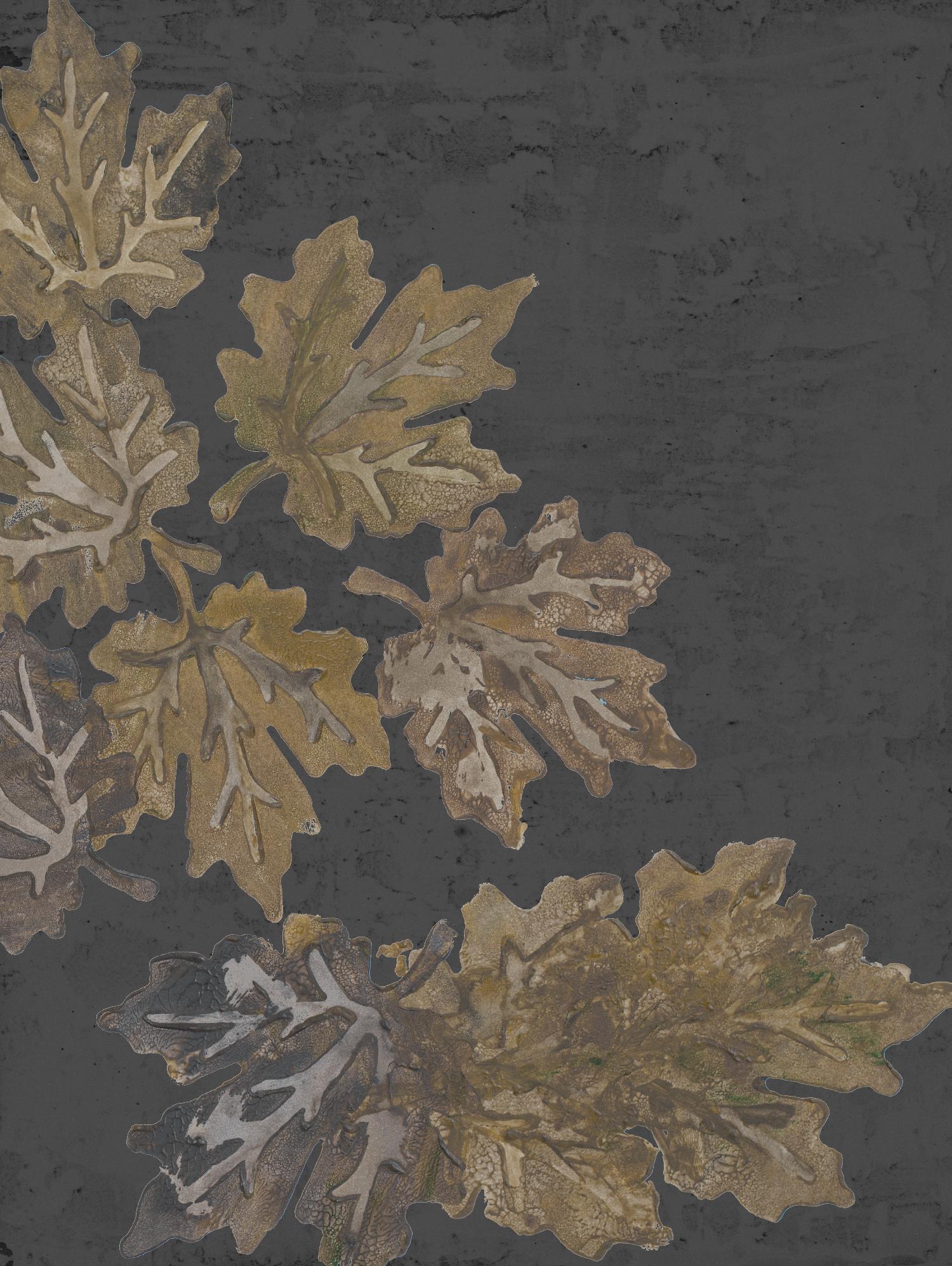 Autumn Night by Gina Ritter on GIANT ART - leaves