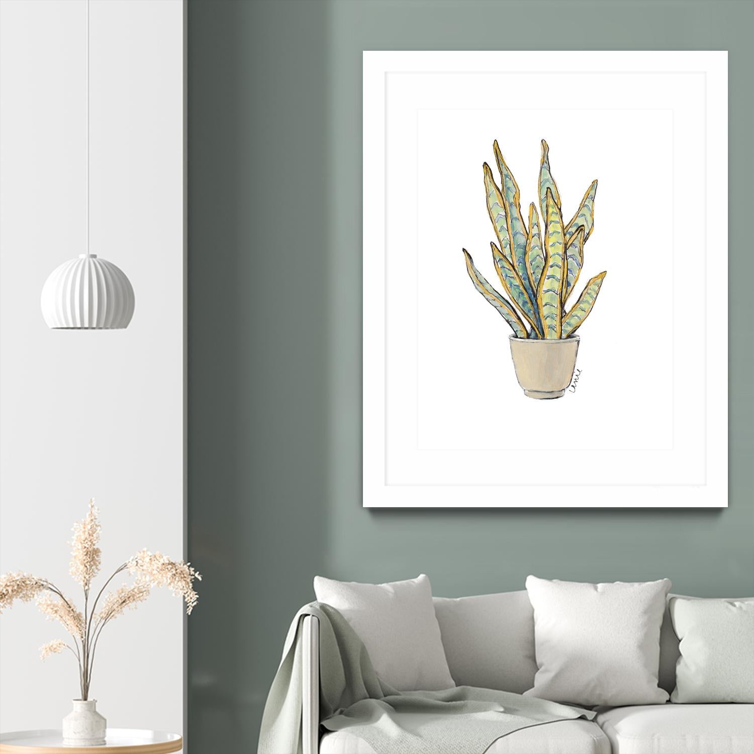 Mother In Law Plant in Pot by Lanie Loreth on GIANT ART - floral southwestern and western