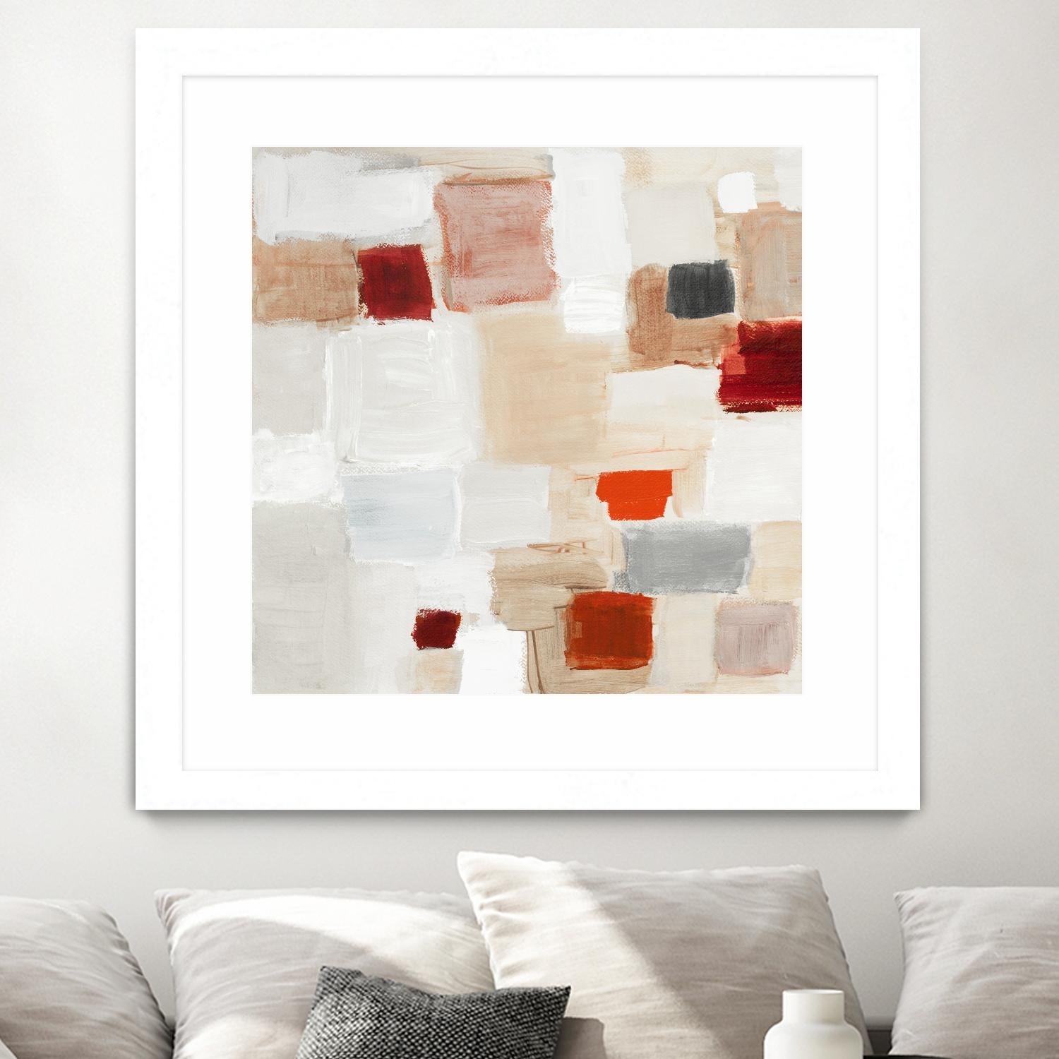 A Cool Moment in Time I by Lanie Loreth on GIANT ART - white abstract