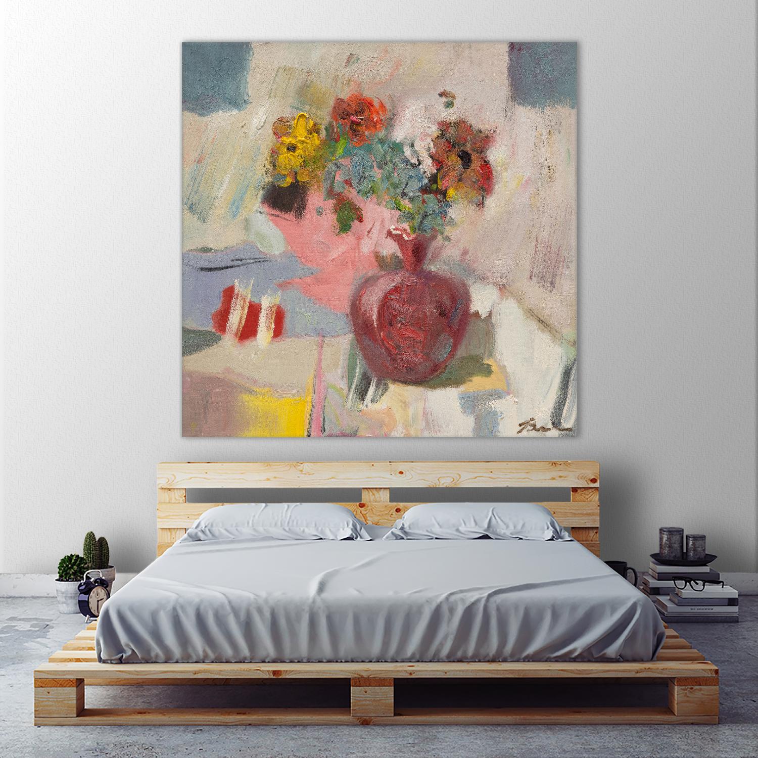 Candy Apple by Bradford Brenner on GIANT ART - pink florals