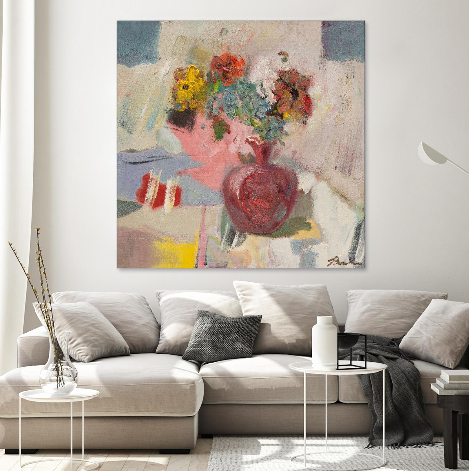 Candy Apple by Bradford Brenner on GIANT ART - pink florals