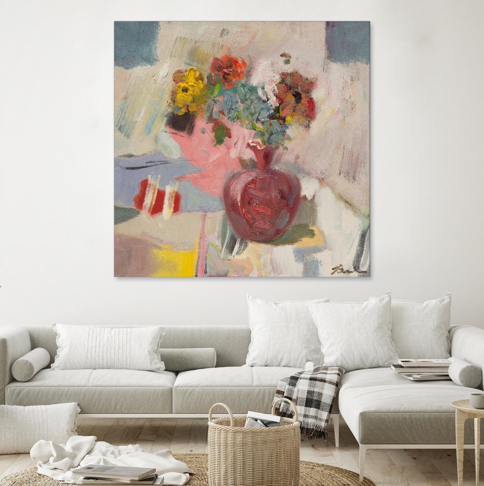 Candy Apple by Bradford Brenner on GIANT ART - pink florals