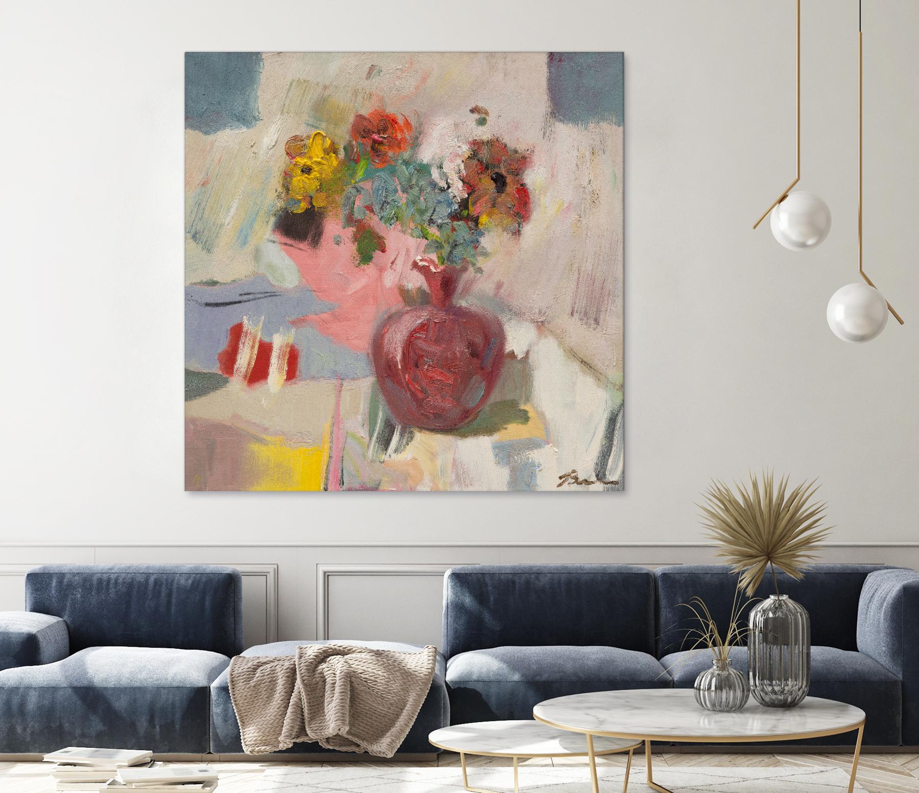 Candy Apple by Bradford Brenner on GIANT ART - pink florals