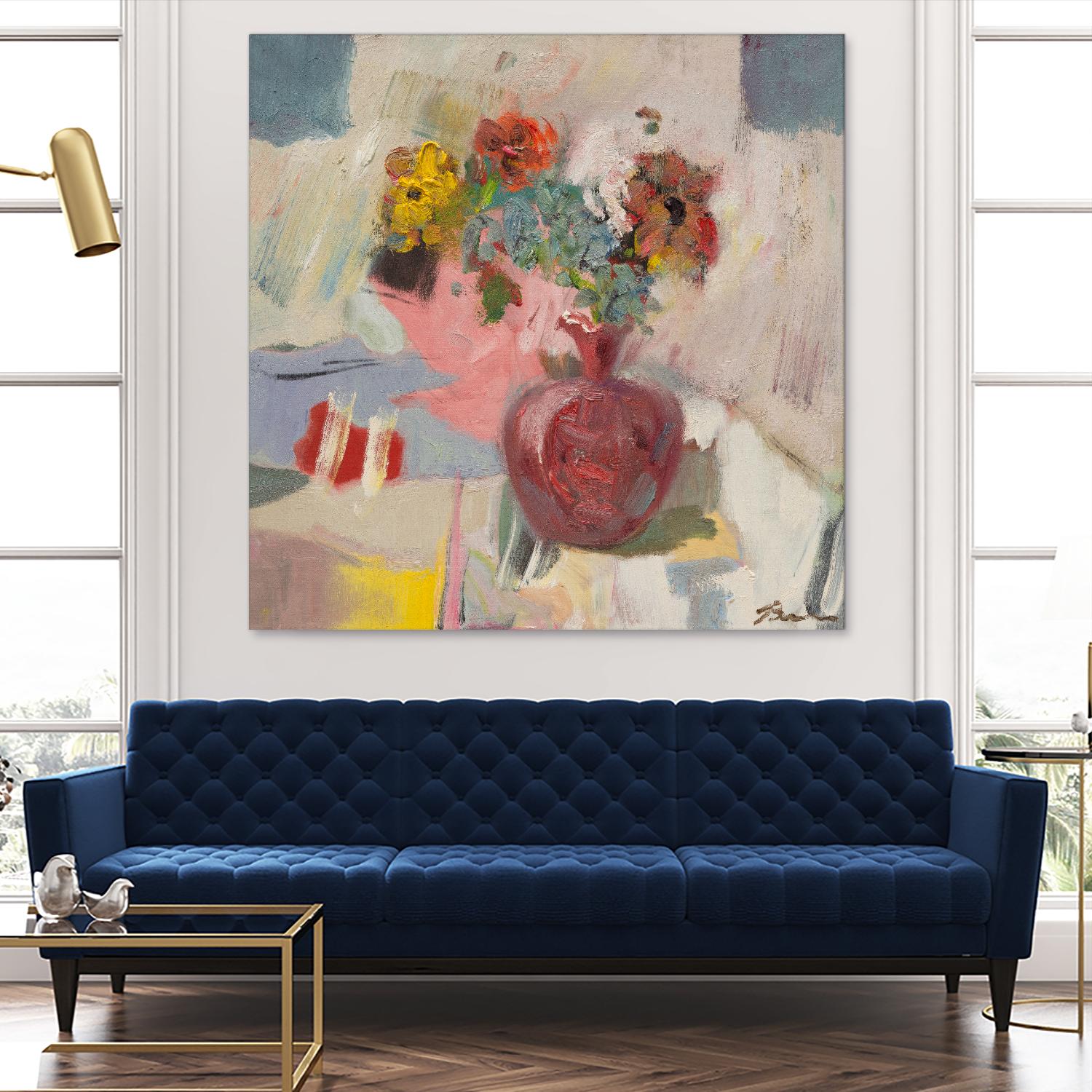 Candy Apple by Bradford Brenner on GIANT ART - pink florals