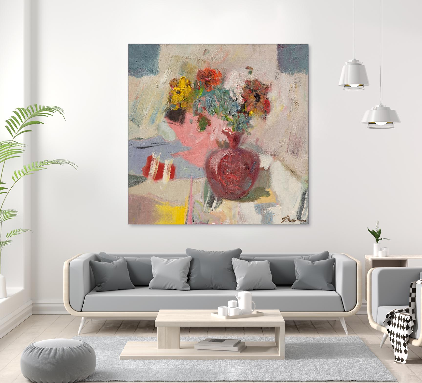 Candy Apple by Bradford Brenner on GIANT ART - pink florals